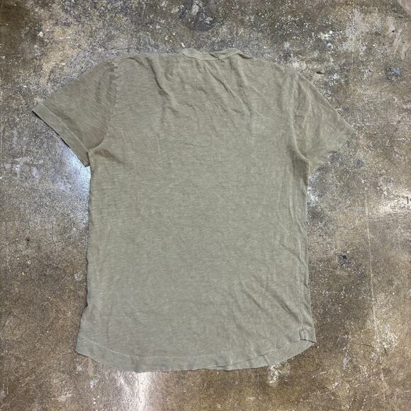 Buck Mason Slub Cotton Curved Hem Crew T Shirt Men's XS Minimalist - Picture 3 of 10